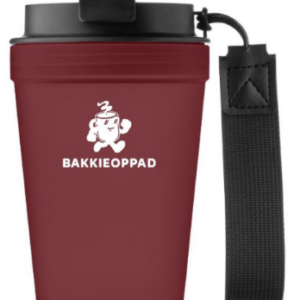 Plastic koffiebeker rood - 300 ml